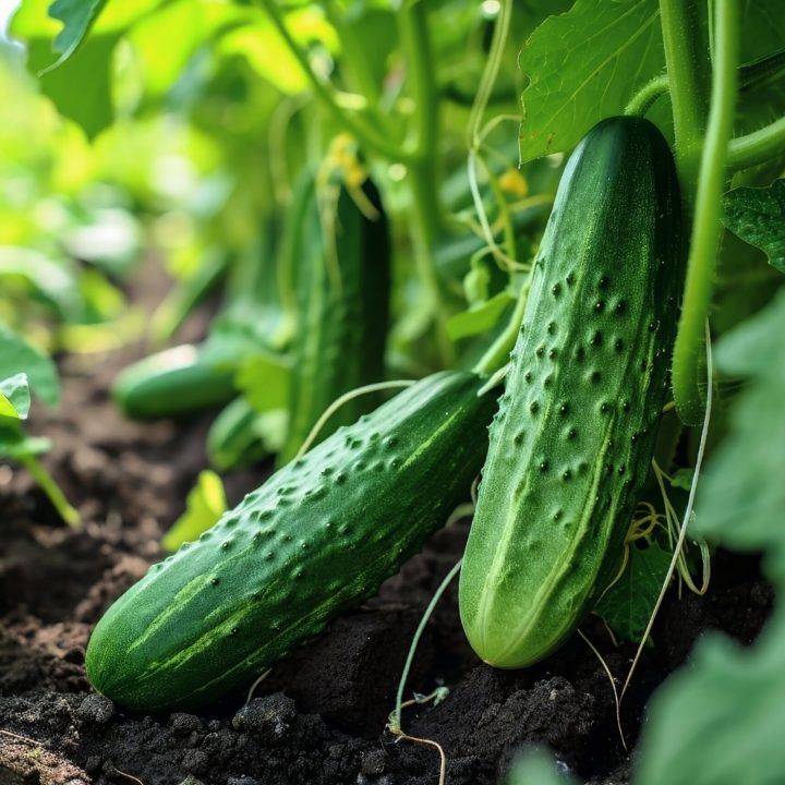 Growing,Cucumbers,In,A,Home,Garden